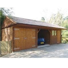 Constructii GARAJE AUTO din LEMN si COPERTINE Carport pt Parcare